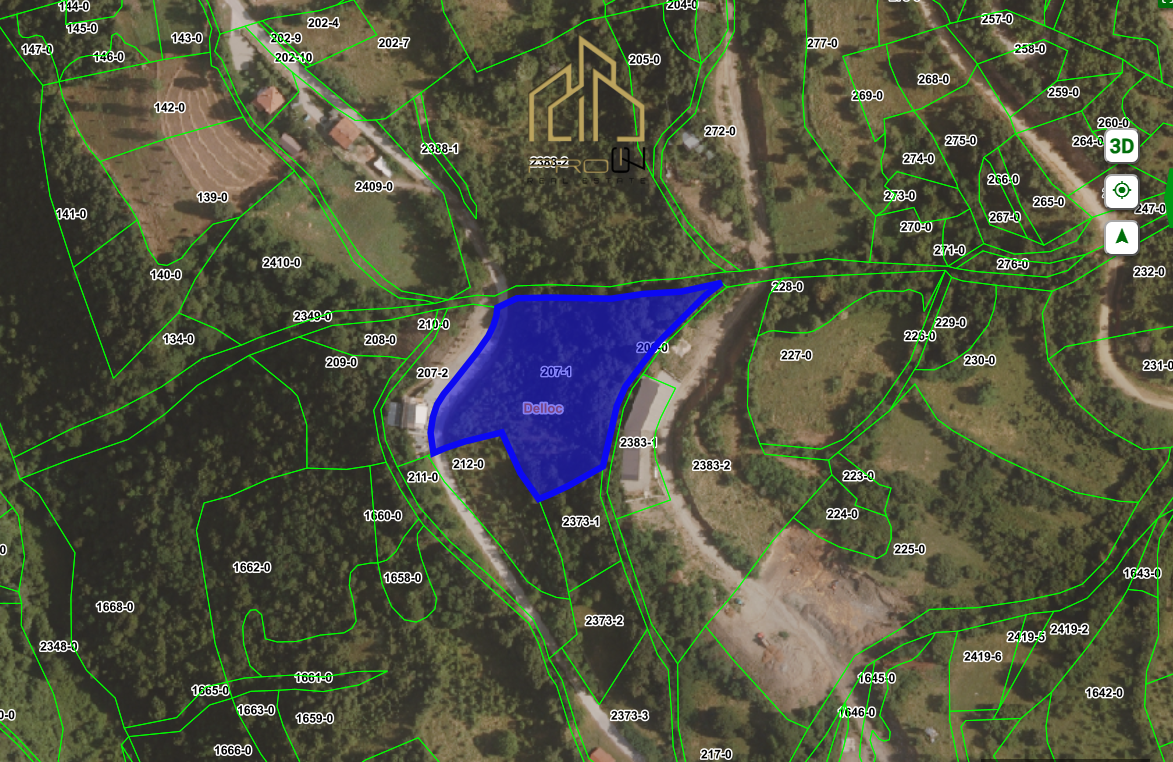 🌲 INVESTO PËR TURIZËM – PARCELË NË SHITJE NË DELLOC, SUHAREKË 🌿
